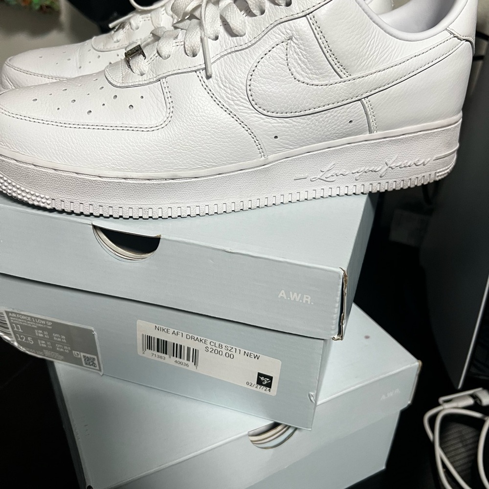 Nike AF1 Drake CLB White Sneakers